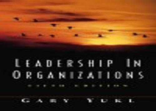 Leadership in Organizations