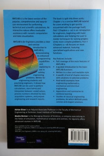 MATLAB 6 for Engineers