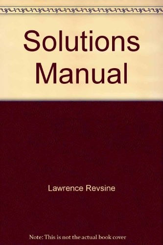 Solutions Manual