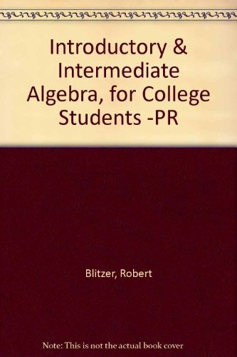 Intro Intermed Alg Coll Stu C