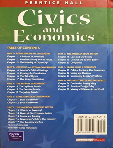 Civics and Economics Student Texts