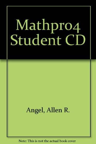 MathPro4 Student CD