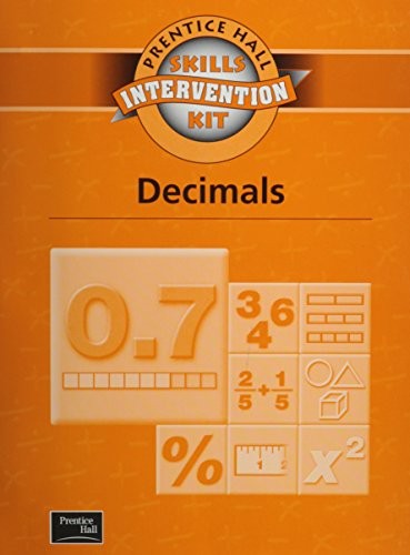 Skills Intervention Unit Decimals Wkbk 2001c