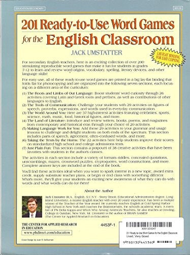 201 Ready-to-Use Word Games for the English Classroom