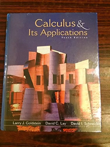 Calculus and Its Applications