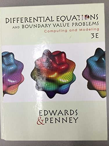 Differential Equations and Boundary Value Problems