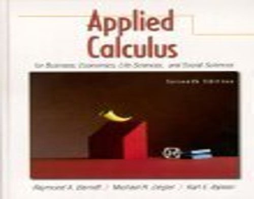 Applied Calculus for Business, Economics, Life Sciences and Social Sciences