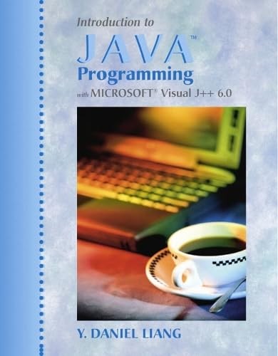 Introduction to Java Programming with Microsoft Visual J++ 6.0