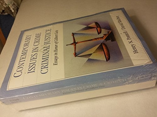 Contemporary Issues in Crime and Criminal Justice