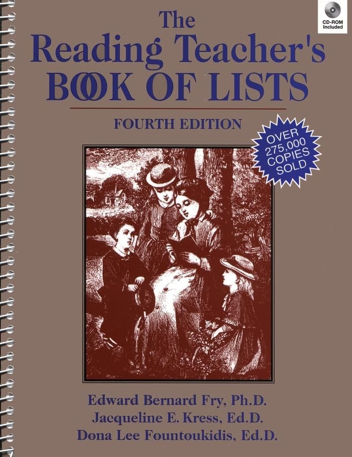 The Reading Teachers Book of Lists Fourth Edition