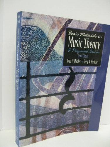 Basic Materials in Music Theory