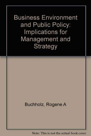 Business Environment and Public Policy