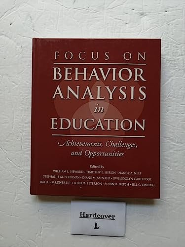 Focus on Behavior Analysis in Education