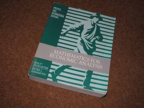 Mathematical Analysis for Economists