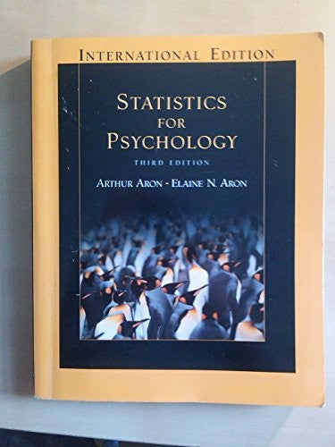 Statistics for Psychology