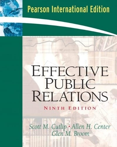 Effective Public Relations