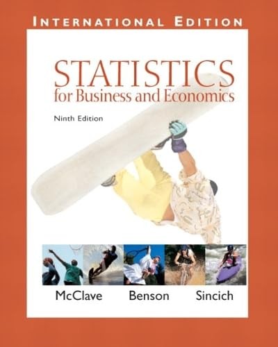 Statistics for Business and Economics