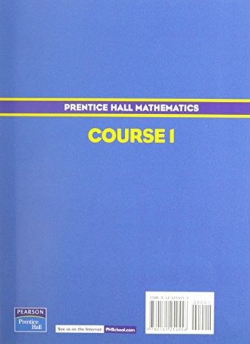 Prentice Hall Math Course 1 Study Guide and Practice Workbook 2004c