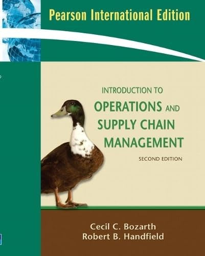 Introduction to Operations and Supply Chain Management