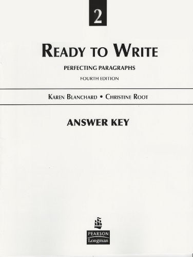 Ready to Write Level 2 Answer Key