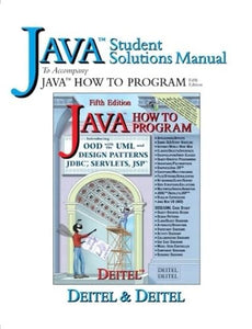 Java Student Solutions Manual to accompany Java How to Program 