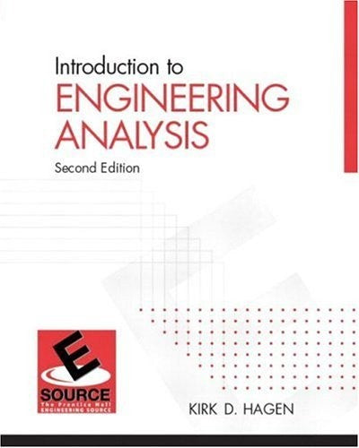 Introduction to Engineering Analysis
