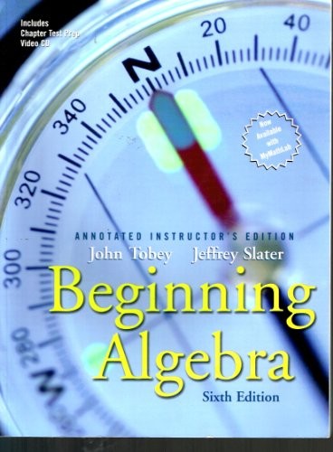 TOBEY:BEG ALG