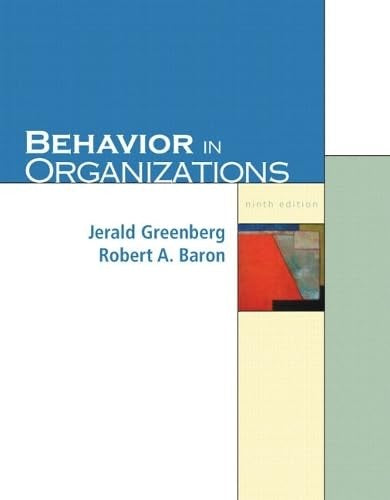 Behavior in Organizations