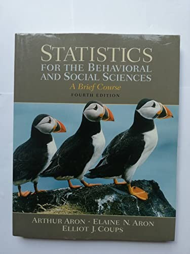 Statistics for the Behavioral and Social Sciences