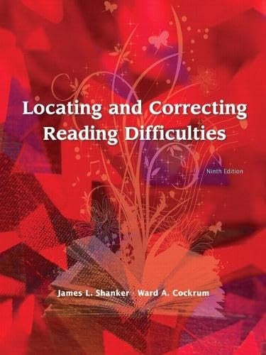 Locating and Correcting Reading Difficulties