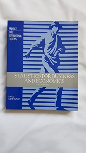 Statistics for Business and Economics