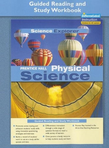 Prentice Hall Science Explorer Physical Science Guided Reading and Study Workbook 2005