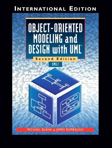 Object-Oriented Modeling and Design with UML