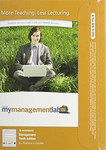 MyLab Management with Pearson eText -- Access Card -- for Management