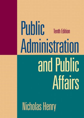 Public Administration and Public Affairs
