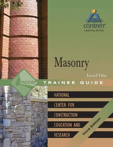 Masonry Level 1 Trainee Guide, Hardcover