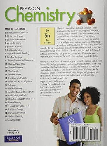 Chemistry 2012 Student Edition (Hard Cover) Grade 11