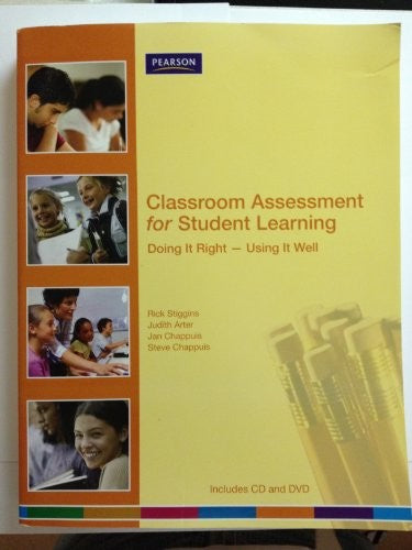 Classroom Assessment for Student Learning