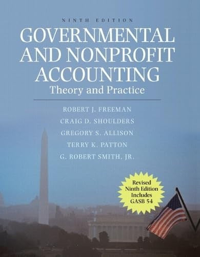 Governmental and Nonprofit Accounting