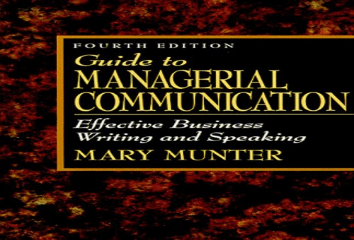 Guide to Managerial Communication