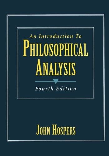 An Introduction to Philosophical Analysis