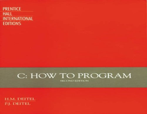 C How to Program