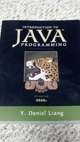 Introduction to Java Programming, Comprehensive Version