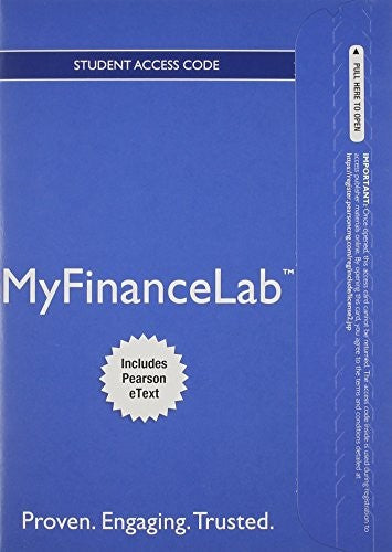 NEW MyFinanceLab with Pearson eText -- Student Access Card -- for Corporate Finance