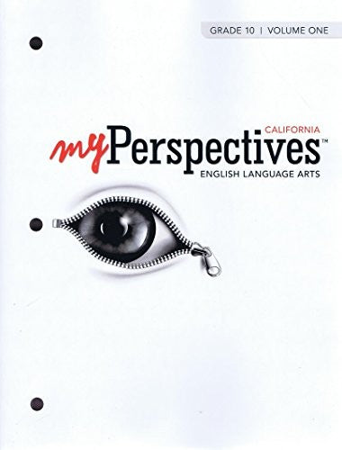 My Perspective California English Language Art Grade 10 Volume 1