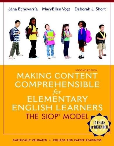 Making Content Comprehensible for Elementary English Learners