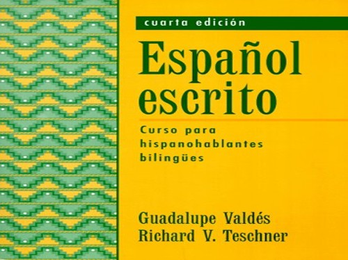 Espanol Escrito Curso Para Hispano