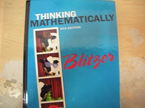 Thinking Mathematically, NASTA 6th Edition