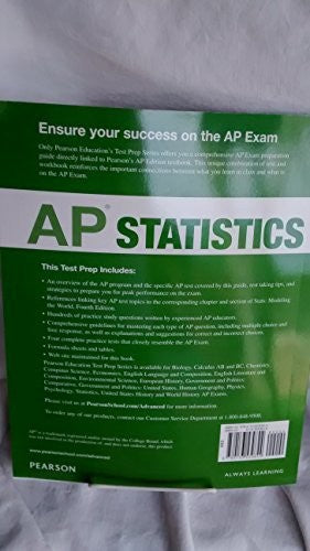 Pearson Education AP Test Prep: Statistics, 4th Edition To Accompany Stats: Modeling The World 4th Edition AP Edition