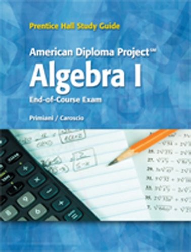 Brief Review Study Guide for the Adp Algebra 1 C2010